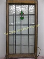 Matching 2 Color Stained Glass Window