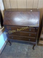 Mahogany Drop Front Secretary Bureau