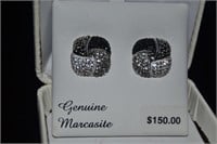 Sterling and Marcasite Earrings