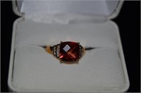 10kt Citrone Ring Size 8