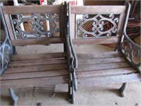 Pair of Metal End Porch Chairs matches Lot 165