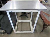 Stainless Steel Top Table 29x19