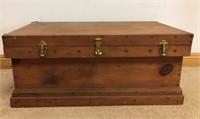 WOODEN TOOL CHEST- STORAGE TRUNK