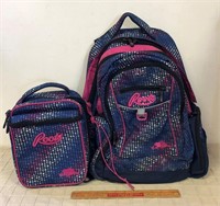ROOTS BACK PACK AND LUNCH BAG