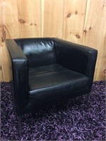 Leather Look Occasional Chair