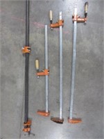 Lot 4 Metal Clamps PONY & Pipe