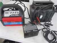 Lot 3 Battery Chargers 2/6/12 & 2 specialty