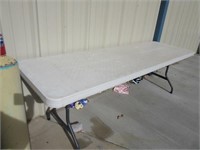 8' Lifetime Poly Folding Table