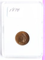 Coin 1898 Indian Head Cent in Brilliant Unc.
