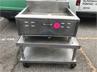 Table Top Fryer with Cart