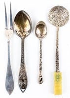 Sterling Silver Lot of Collectible Spoons +