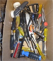 Box Lot: Nut Drivers, Pliers & More
