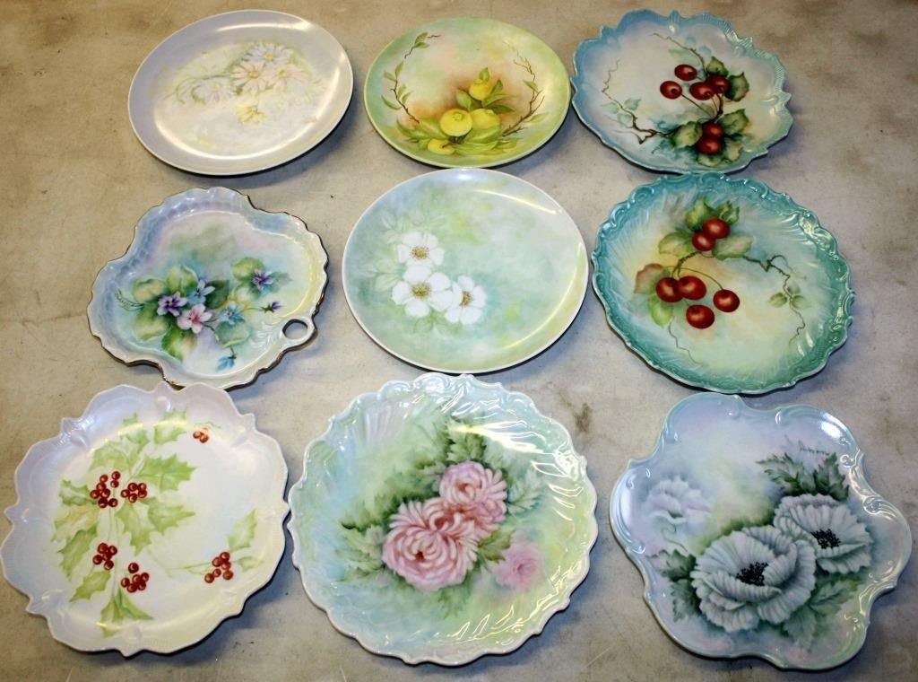 Misc Hand Painted Plates