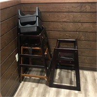 (3) HighChairs (2) Booster Seats