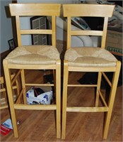 2 BAR HEIGHT CHAIRS