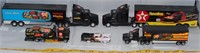 4 - #28 SEMI'S/TRUCKS WITH TRAILERS & 2 - #28 CARS