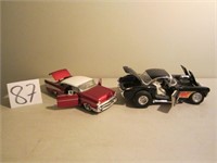 TWO 1957 CHEVROLET COLLECTIBLE TOY CARS