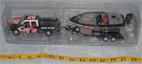 #20 DIECAST CHEVY TRUCK & BOAT WITH TRAILER