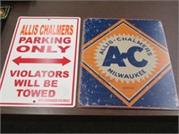 (2) Allis Chalmers signs