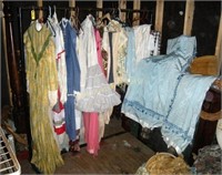 Collection of vintage women's clothing