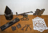 Great lot of vintage iron and brass