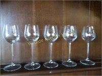 Group of Stemware (Etched Crystal and Grand