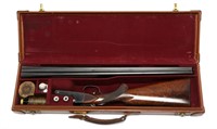 1935 CASED WINCHESTER MODEL 21 TRAP SKEET SHOTGUN