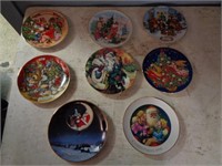 8 Avon Christmas Collectible Dishes