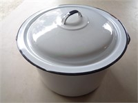 Replica Enamel Pot with lid