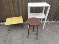 3pc of misc furniture items.