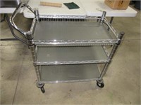 NSF 3-Tier Roller Commercial Cart  30"x18"