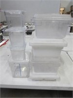 Lot 8  Food Storage NSF Containers Assorted