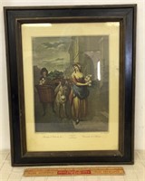 EARLY FRAMED "CRIES OF LONDON" PRINT