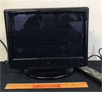 13" FLAT SCREEN TV WITH REMOTE