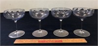RIEDEL IRIDESCENT  COCKTAIL GLASSES  (4 PCS)