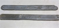 Pair of Antique Ford Step Plates