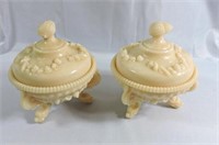 Beautiful Westmoreland Shell Pattern Candy Dishes