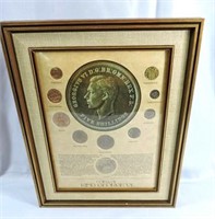 Framed Coins of King George V1