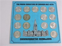 Prime Ministers of Canada 1867 - 1970 Medallions