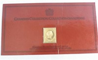 Sterling Silver Engraved Fifteen Cent Stamp