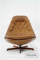 Acton Schubel and IB Madsen Lounge Chair & Ottoman