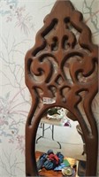 Vintage wooden wall planter decortive