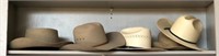 (5) Cowboy Hats( 7 & 6 7/8 Sizes)