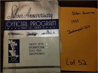 1937 Indy 500 Silver Anniversary Program