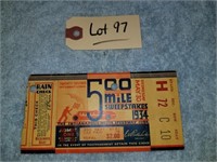 1934 Indianapolis 500 Ticket
