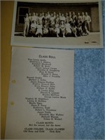1938 Shoals Pinnacle Seniors Photo & names