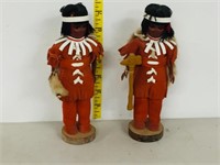 pair of native dolls