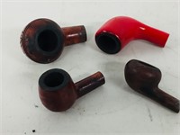 set of 4 pipe bowls