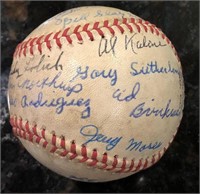 1974 Detroit Tigers Signed Baseball
