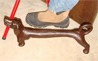 Cast Iron Dachshund Dog Very Heavy 26.7 lbs